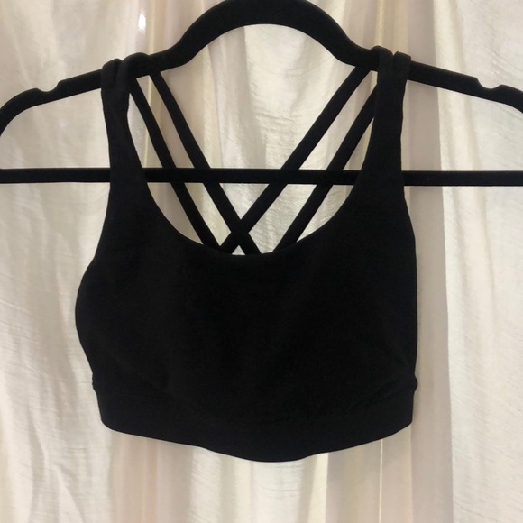 lululemon athletica Other - lululemon energy bra size 4 in black
